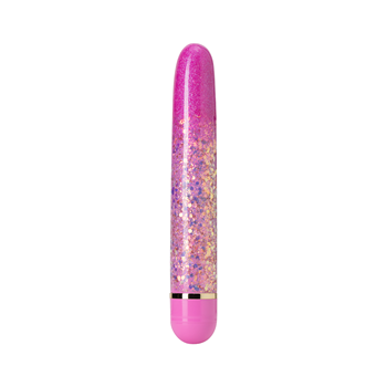 Astral - Klassieke vibrator met glitter (Roze)